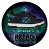 Kép 5/5 - Heelys Voyager black reflective/black - fényvisszaverő logóval