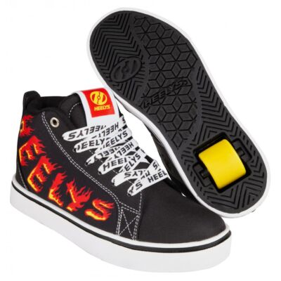 Heelys Racer 20 Mid black/white/red/yellow/flame