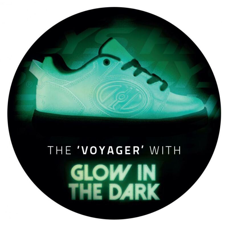 Heelys Voyager cyan G.I.D. - fluoreszkáló felsőrész
