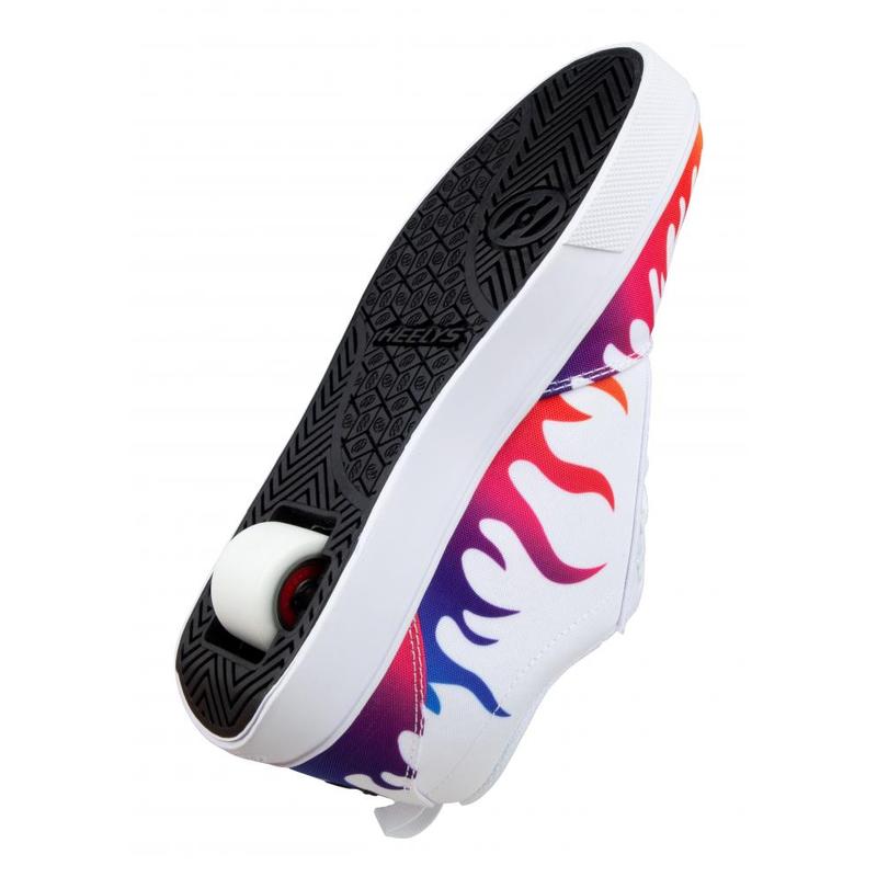 rainbow fire heelys