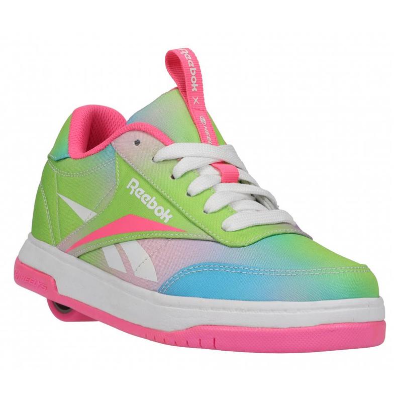 Heelys X Reebok Court Low electro pink/neon mint/digi glow