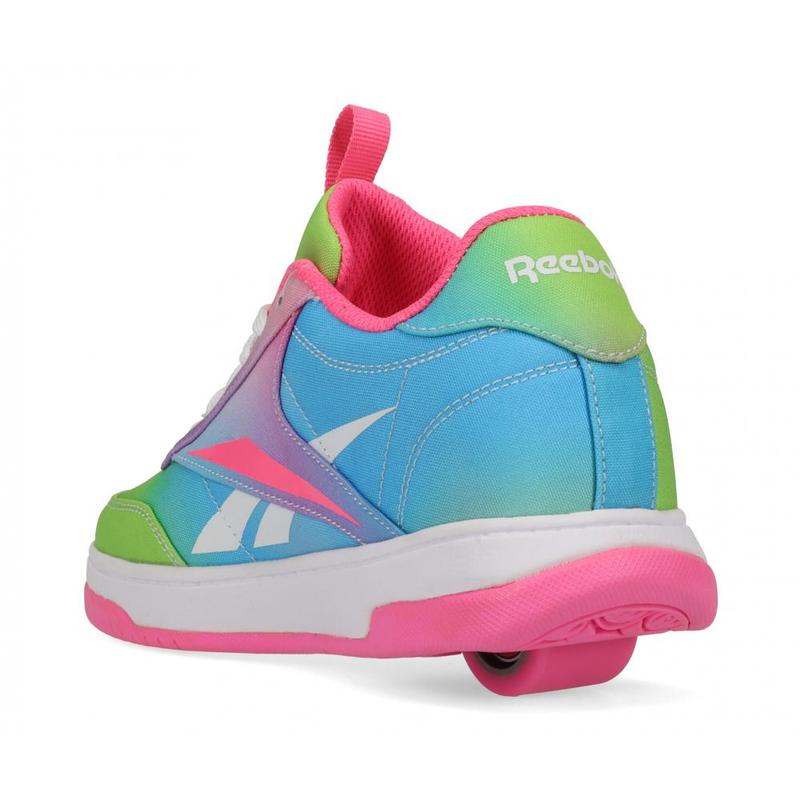 Heelys X Reebok Court Low electro pink/neon mint/digi glow
