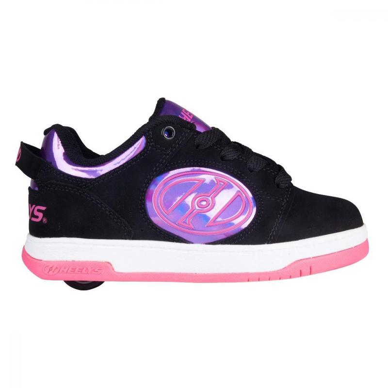Heelys Voyager black/purple/holagram/hot pink